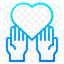 Give Heart Hand Give Icon