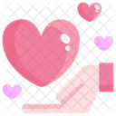 Give Love Heart Fall In Love Icon