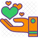 Give Love Charity Donation Icon