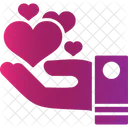 Give Love Charity Donation Icon
