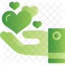 Give Love Charity Donation Icon