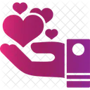Give Love Charity Donation Icon