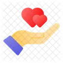 Mothers Day Giving Love Care Icon