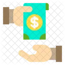 Hand Money Exchange Icon