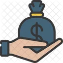 Give Money Bag Give Investment Icon