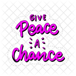 Give peace a chance  Icon