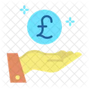 Mhand Money Give Pound Pound Payment Icon