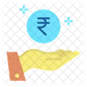 Msave Money Give Rupee Rupee Payment Icon