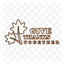 Give Thanks Together  Icon