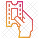 Ticket Hand Travel Icon