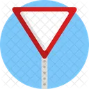 Give Way Road Icon