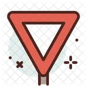 Give Way Traffic Give Away Icon