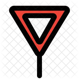 Give Way  Icon