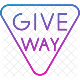 Give Way  Icon