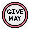Give Way Traffic Sign Road Sign Icon