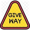 Give Way Or Stop Complete Give Highway Icon