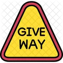 Give Way Or Stop Complete Give Highway Icon