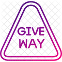 Give Way Or Stop Complete Give Highway Icon