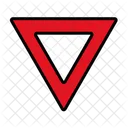 Give Way To The Road Give Way Road Icon