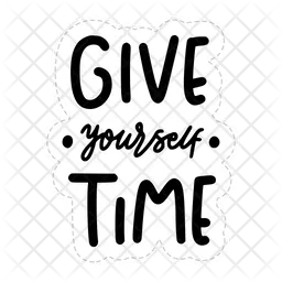 Give yourself time  Icon