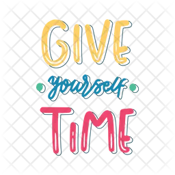 Give yourself time  Icon