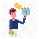 Shopping Gift Giveaway Offer Gift Giveaway Icon