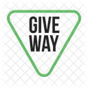 Give Way Traffic Icon