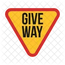 Give Way Sign Icon