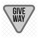 Give Way Sign Icon