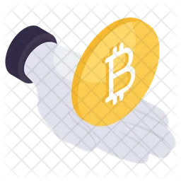 Giving Bitcoin  Icon