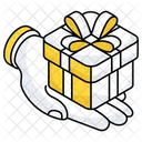 Gift Box Giving Gift Wrapped Package Icon