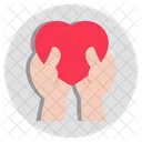 Giving Heart Affection Love Icon