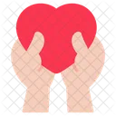 Giving Heart Affection Love Icon