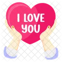 Giving Heart Love Affection Icon