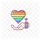 Giving love Icon
