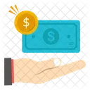Giving Money Giving Cash Giving Currency Icon