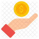 Investment Giving Money Donation Icon