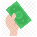 Giving Money Currency Banknote Icon