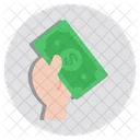 Giving Money Currency Banknote Icon