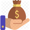 Giving Money Paying Cash Icon