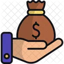 Giving Money Paying Cash Icon