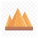 Giza Pyramids Pyramids Giza Mountains Icon