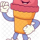 Glace Dessert Cornet Icon