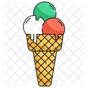 Cornet Glace Congele Icon