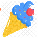 Dessert Gaufre Glace Icon