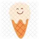 Glace Ete Sourire Icône