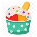 Glace Coupe Glacee Gelato Icône