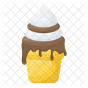 Gouttes Glaces Chocolat Icon