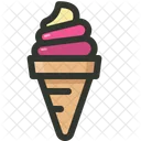 Glace Cone Delicieux Icône