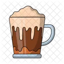 Cafe Glace Cappuccino Chaud Cafe Chaud Icône